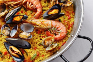 imagem de Paella de frutos do mar
